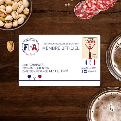 Carte d'adhérent à la FFA