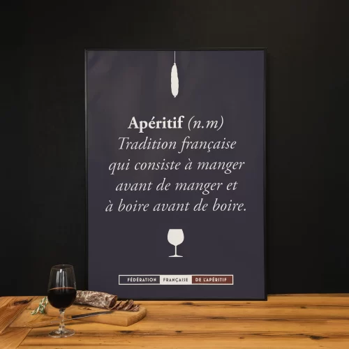 Affiche définition Apéritif