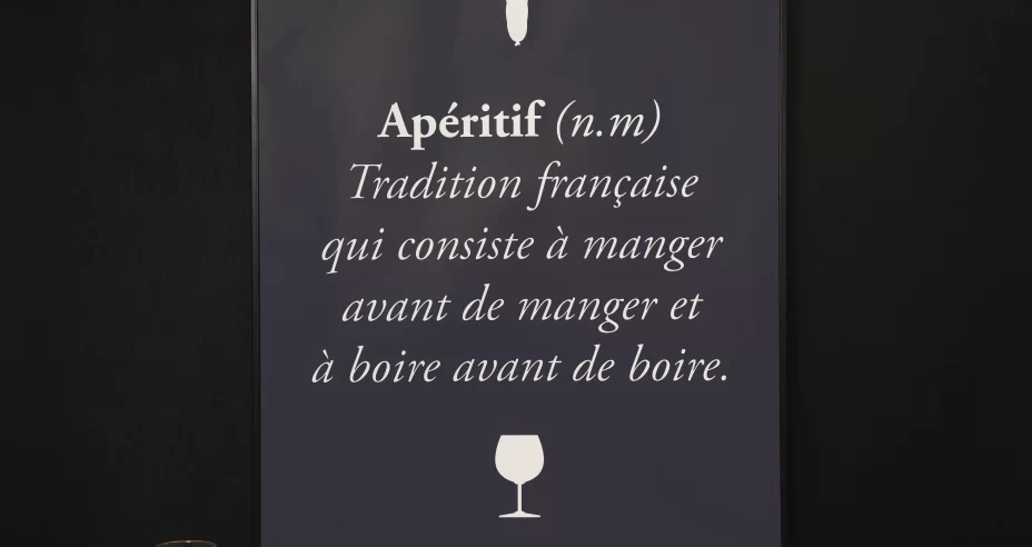 Affiche définition Apéritif